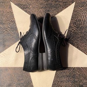 X Appeal Black Oxfords. Size 10